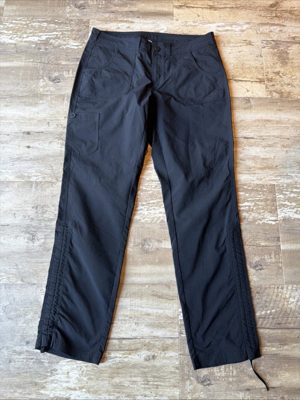 THE NORTH FACE Cargo Pants Black Hiking Nylon Outdoor Stretch Women’s 12